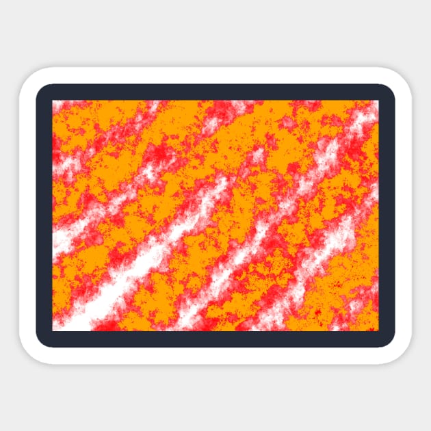 white, red and orange colors Sticker by pluielegere
